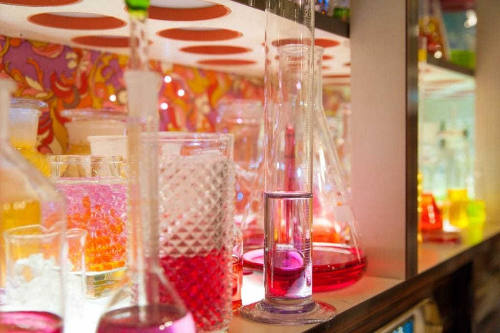 research-in-agile-mode Colorful testing tubes with liquids in them