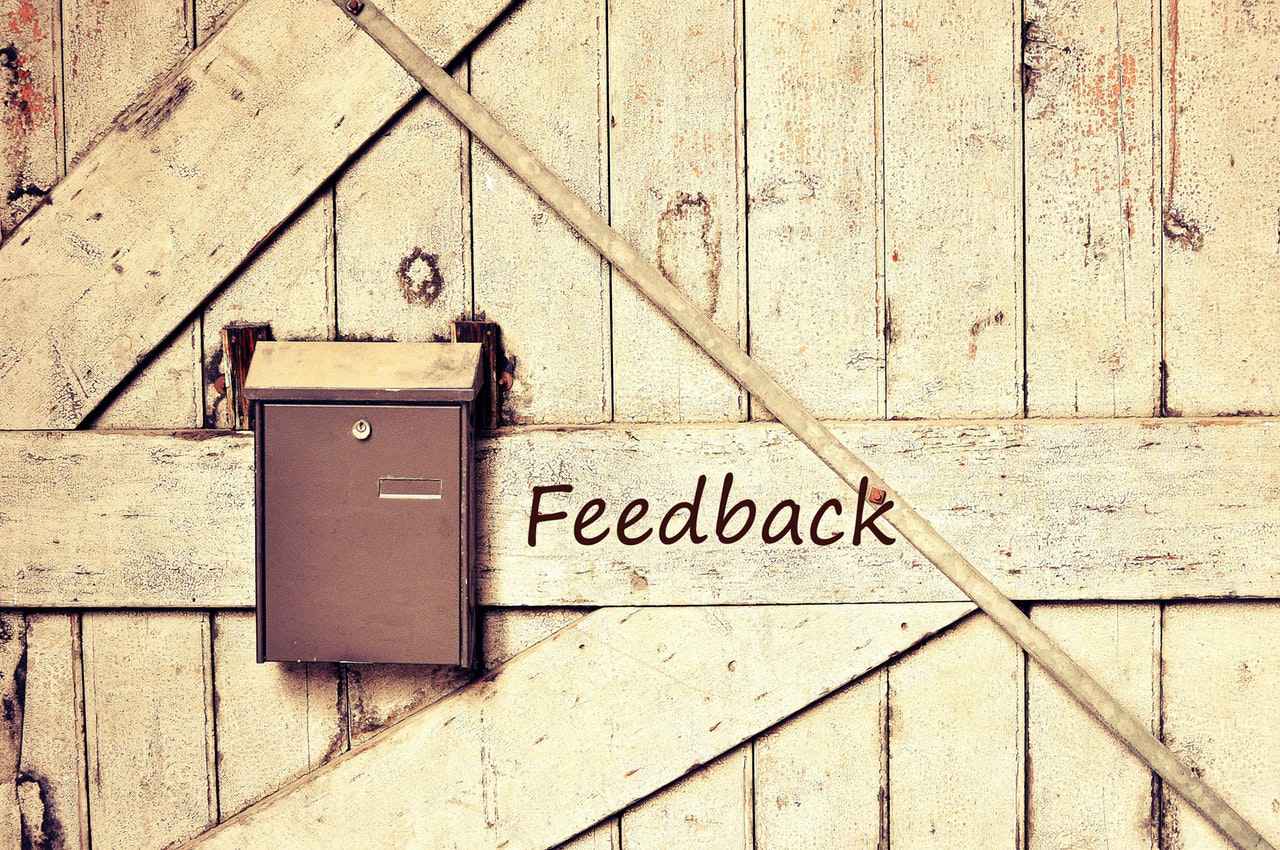 Collect-and-manage-your-feedback-with-Craft "feedback" written outside of mail box on wooden door