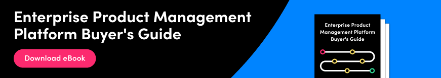 "enterprise product management platform buyer's guide"  written in black background