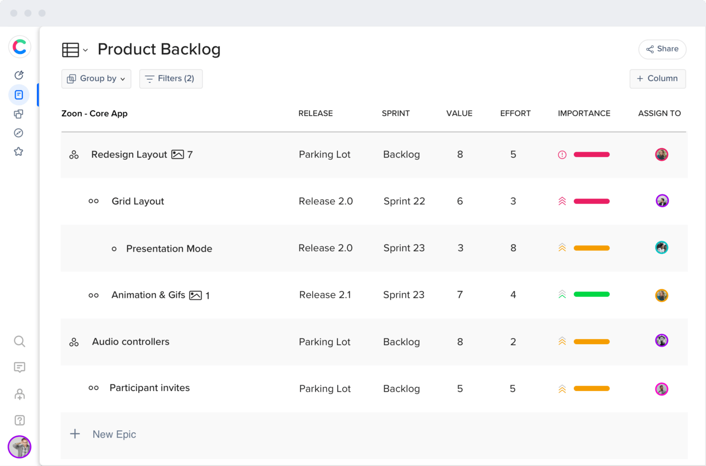Product backlog management Product backlog management